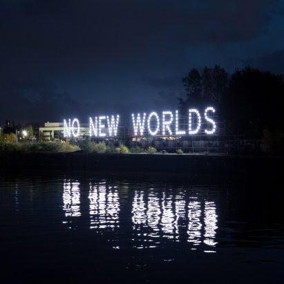 No New Worlds artwork installed at COP26