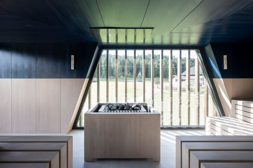 Aeon Hotel is a timber-clad hotel in Italy that was designed by NOA