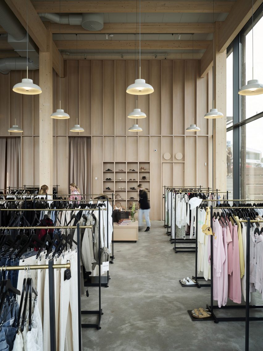 Nodi wooden office building by White Arkitekter