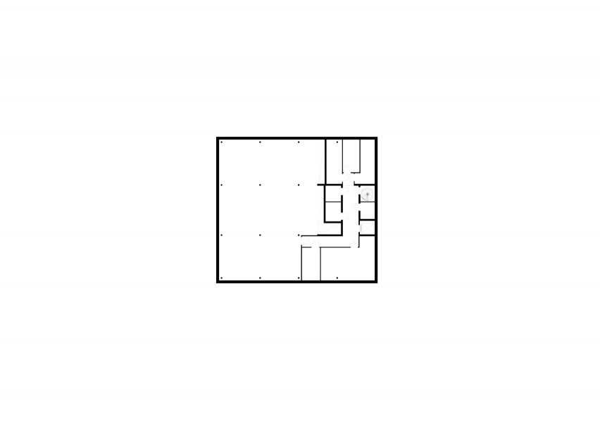 Roof plan, Nodi wooden office building by White Arkitekter