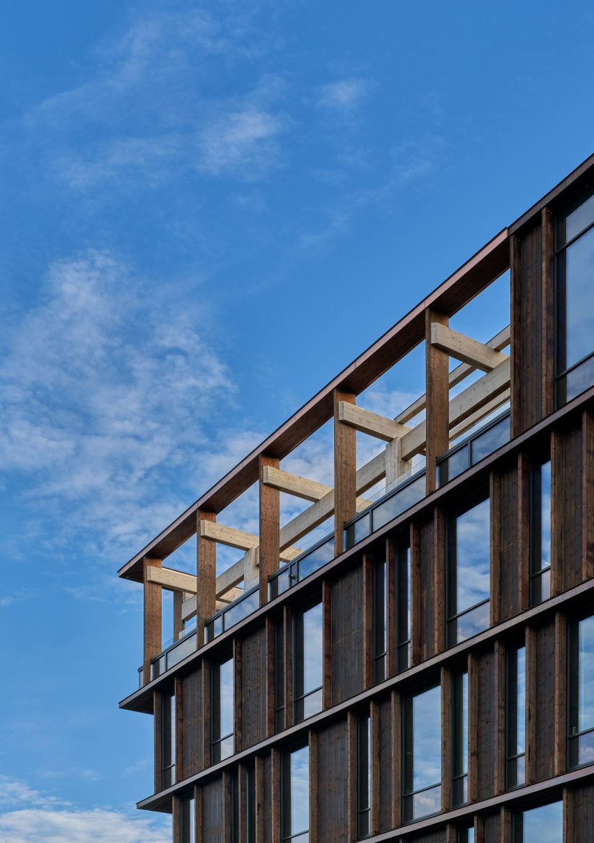 Nodi wooden office building by White Arkitekter