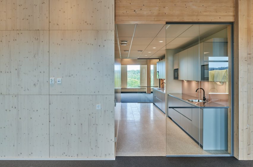 Nodi wooden office building by White Arkitekter