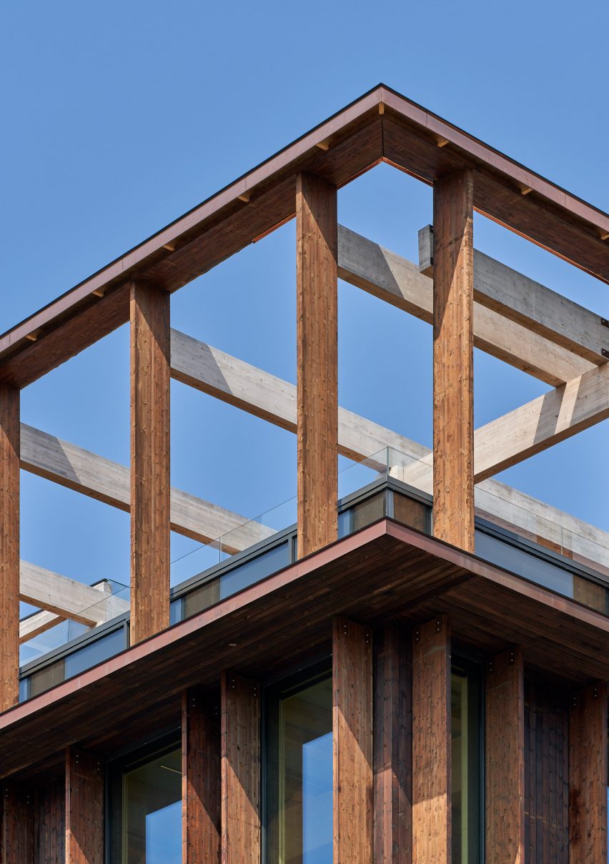 Nodi wooden office building by White Arkitekter