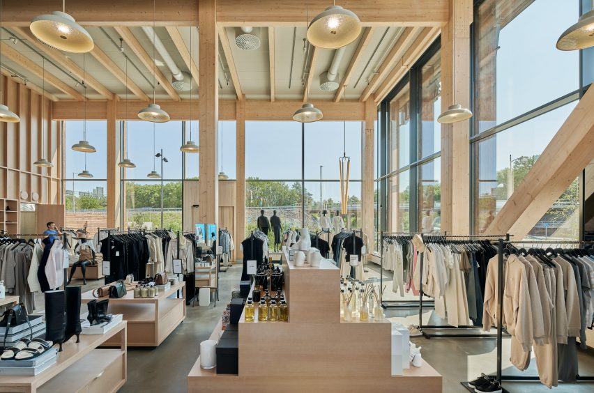 Nodi wooden office building by White Arkitekter