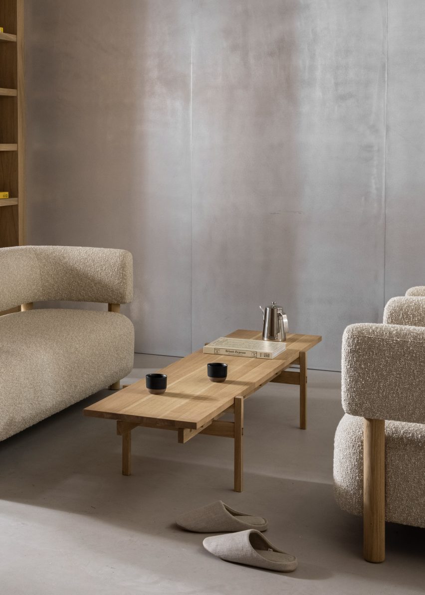 Minimalist interior of Notabene shoe shop in Copenhagen, by Norm Architects