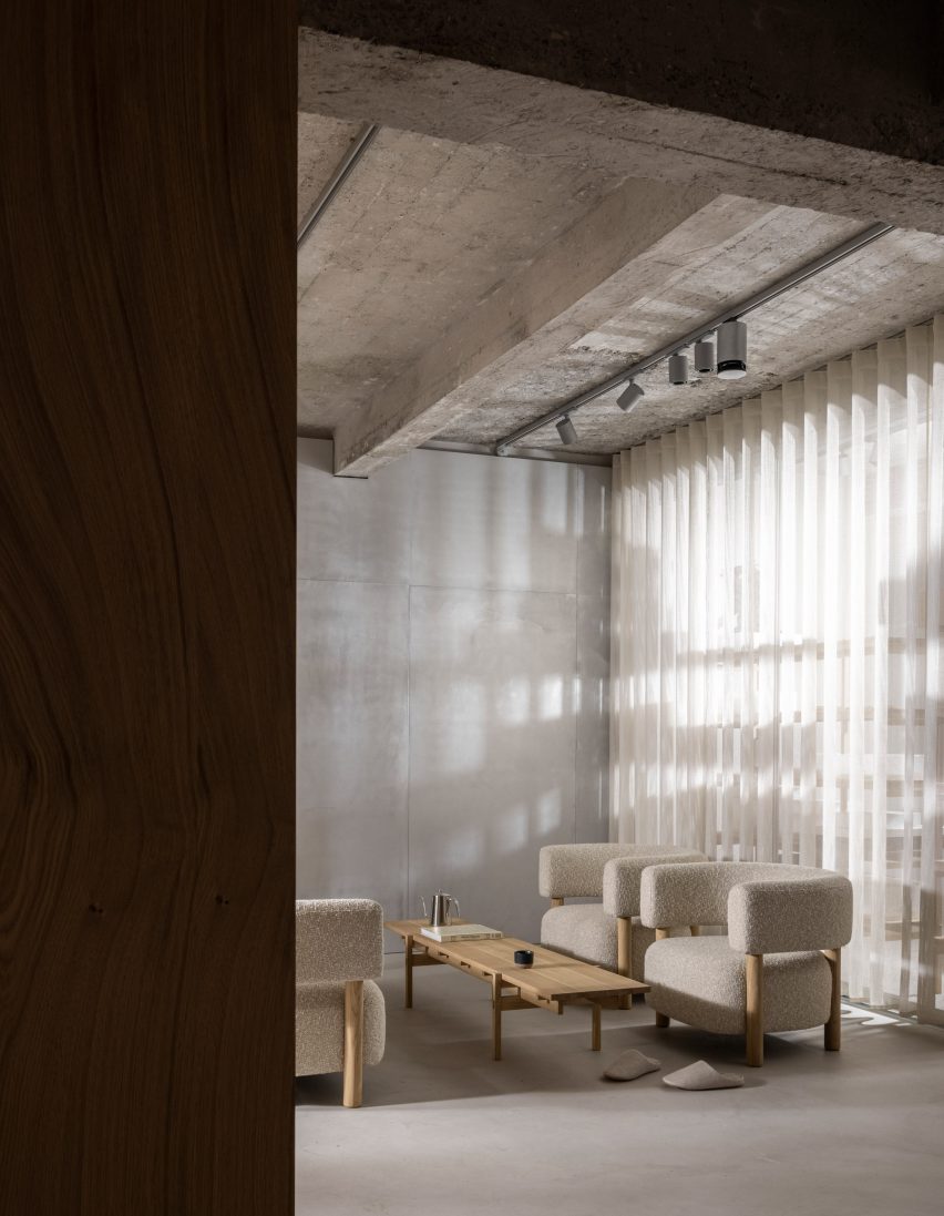 Minimalist interior of Notabene shoe shop in Copenhagen, by Norm Architects