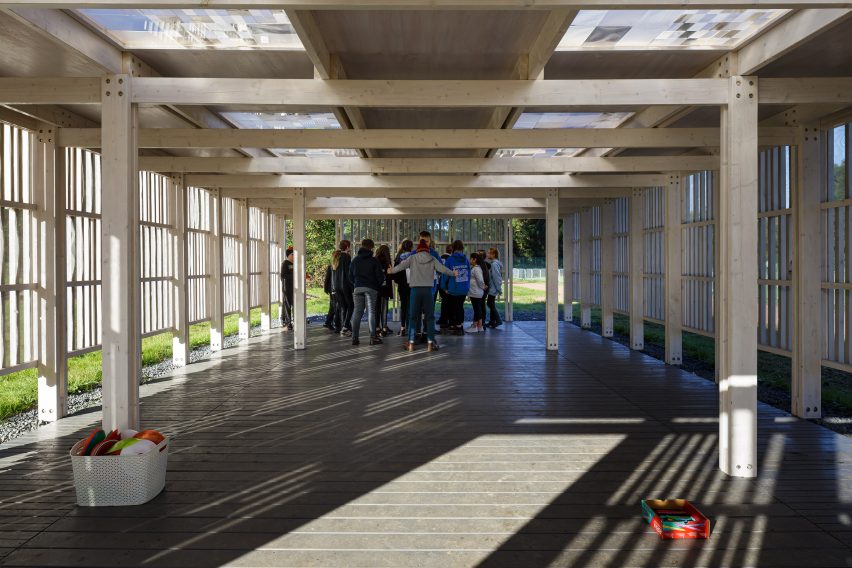 Rainbow Pavilion was designed by O'DonnellBrown and Kate V Robertson