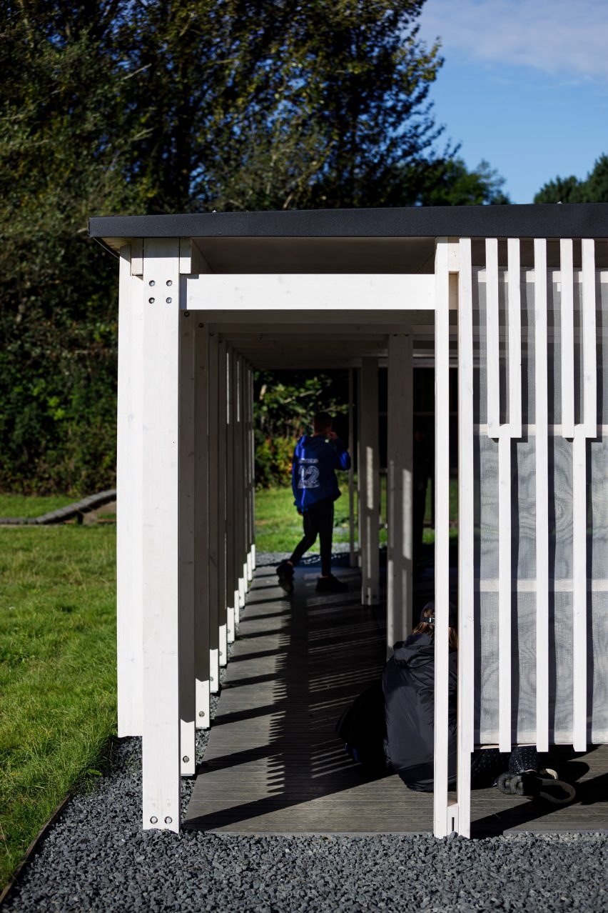 Rainbow Pavilion was designed by O'DonnellBrown and Kate V Robertson