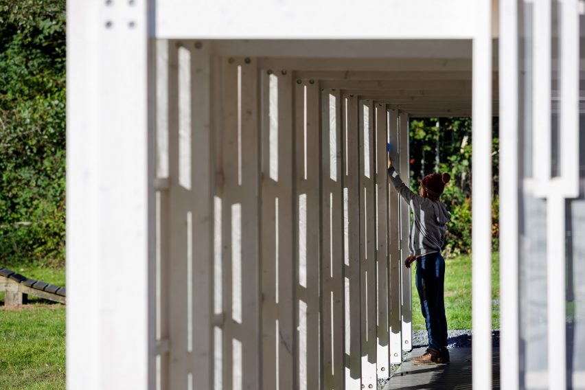 Rainbow Pavilion was designed by O'DonnellBrown and Kate V Robertson