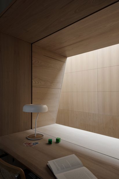 Bedroom overlooking lightwell