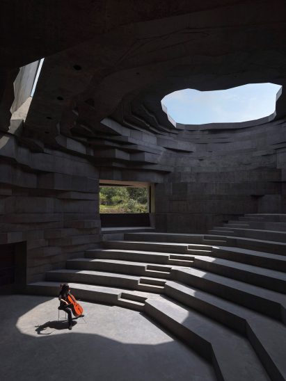 Interior view of the Chapel of Sound concert hall