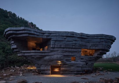 The Chapel of Sound is larger at the top than the bottom