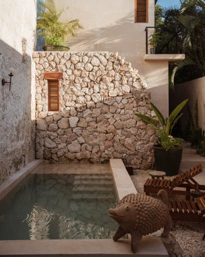 Pool at Mexican hotel