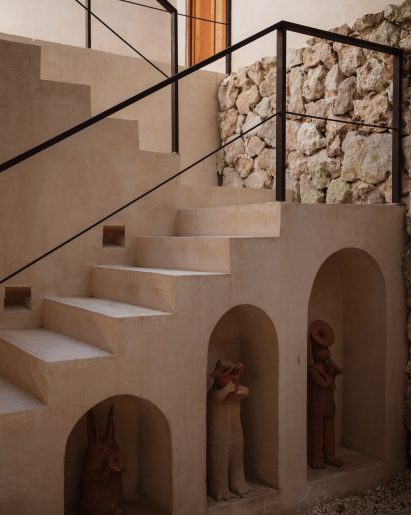 Staircase at hotel