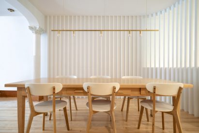Dine-in kitchen in Montreal apartment