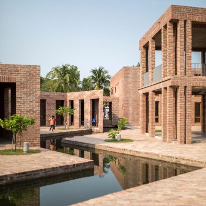 View of the canal at Friendship Hospital by Kashef Chowdhury and Urbana