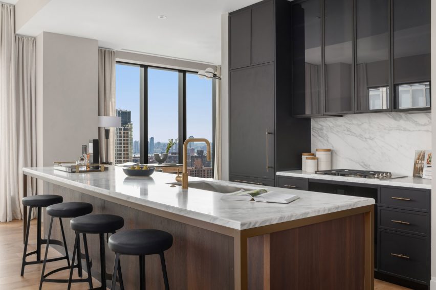 Apartment in the Manhattan tower