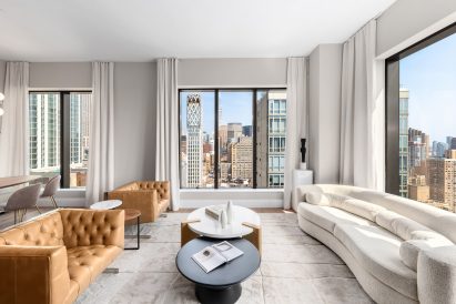 Living room in New York