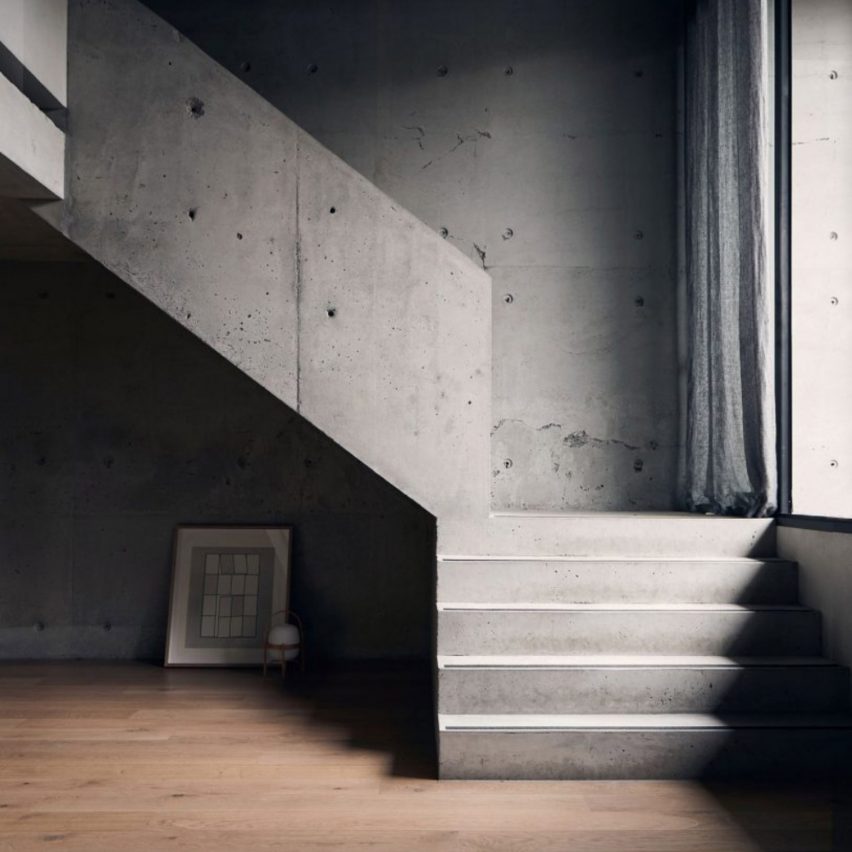 Staircase of Roseneath Street apartment by Studio Goss