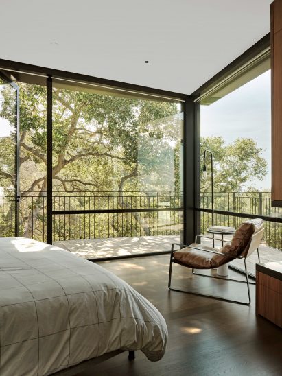 Pie-shaped rooms in the Round House