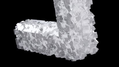 Salt crystal render