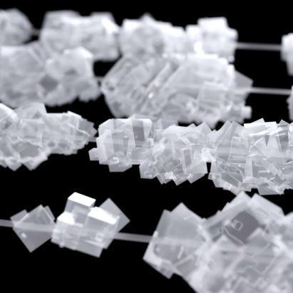 Salt crystal render