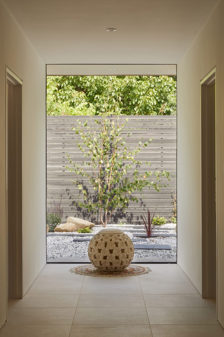 Corridor window in Facade of Sayang House by Carlos Gris