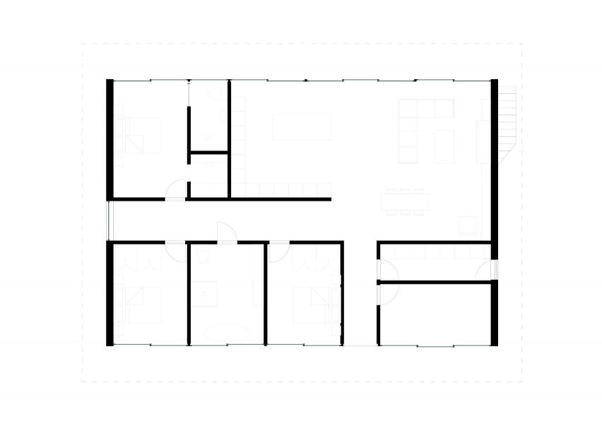 Floor plans, Sayang House by Carlos Gris