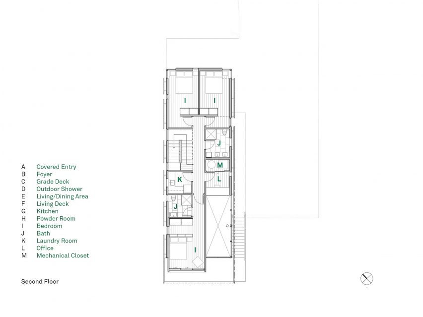 Second floor plan