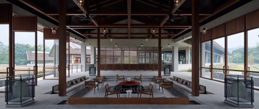 Inside the Shan-Shui distillery by Neri & Hu
