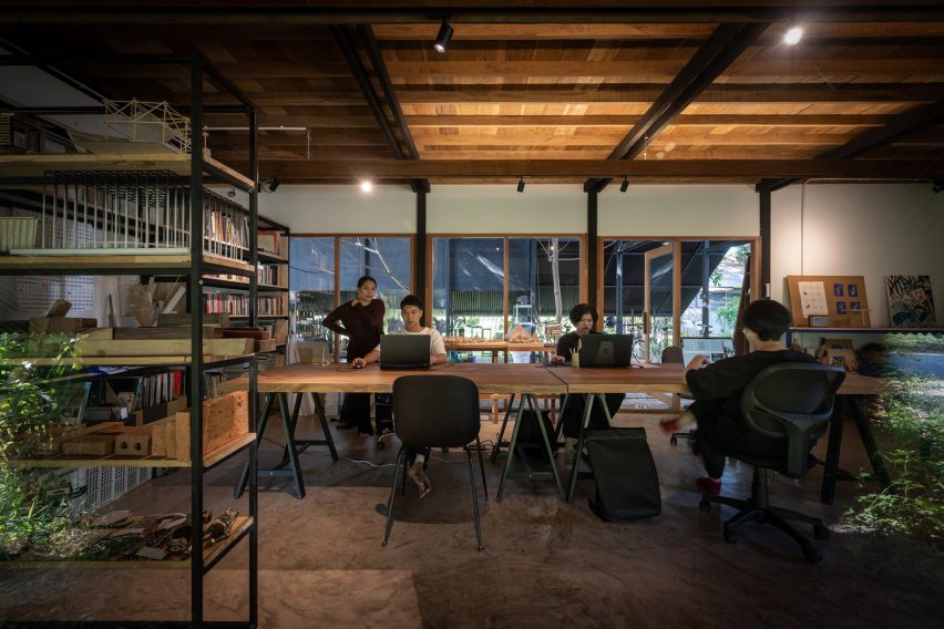 Interior of Sher Maker's studio