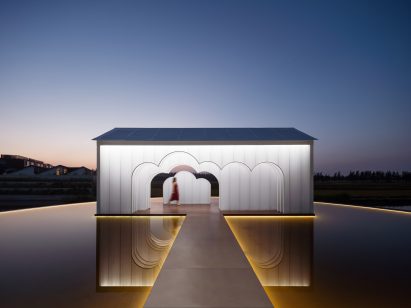 Polycarbonate pavilion