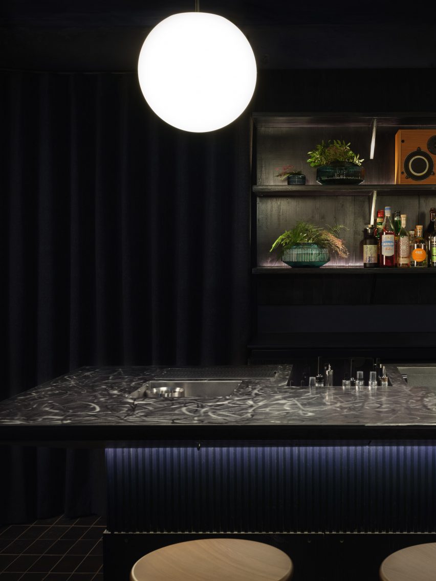 SOMA Soho is a bar in London designed by Cake Architecture and Max Radford