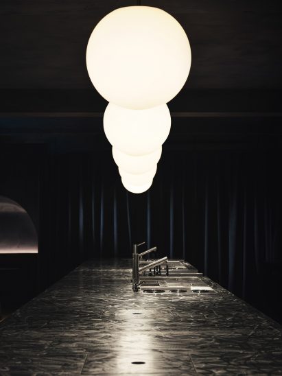 View from across the bar at SOMA Soho