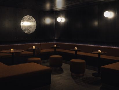 Interior view of the lounge area at SOMA Soho