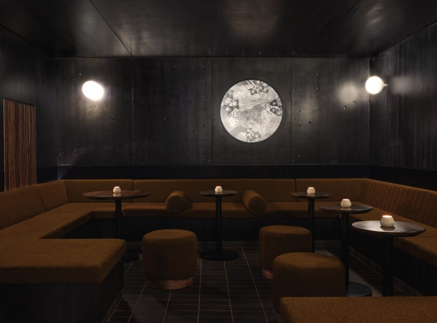 SOMA Soho is a bar in London designed by Cake Architecture and Max Radford