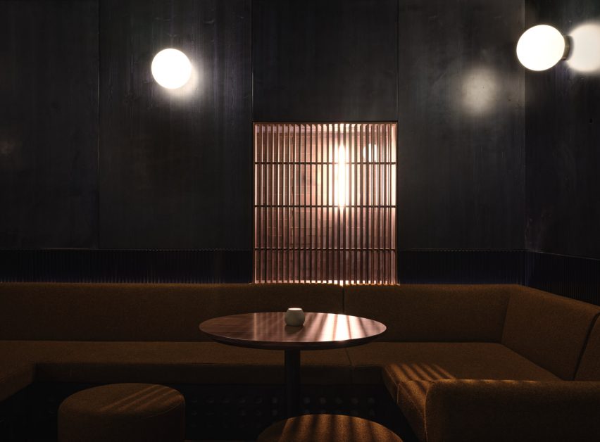 SOMA Soho is a bar in London designed by Cake Architecture and Max Radford