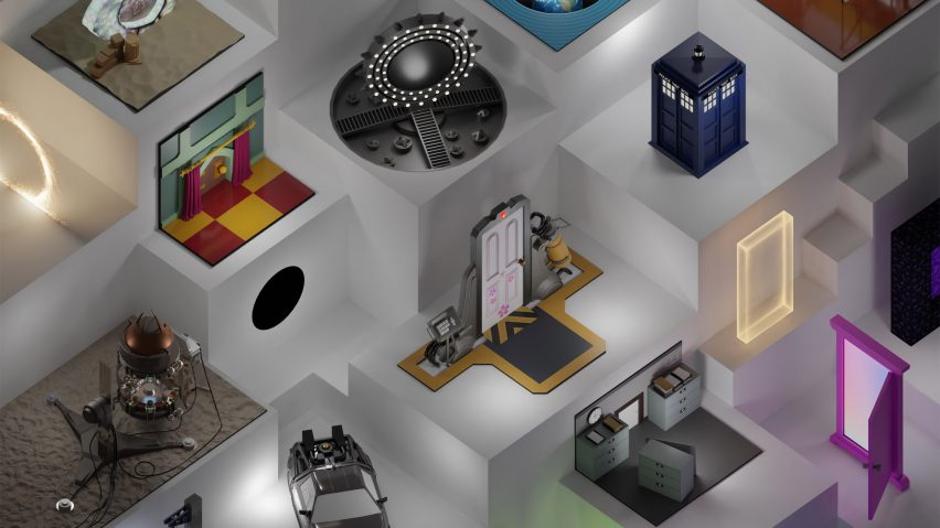 Space Popular virtual portal exhibition