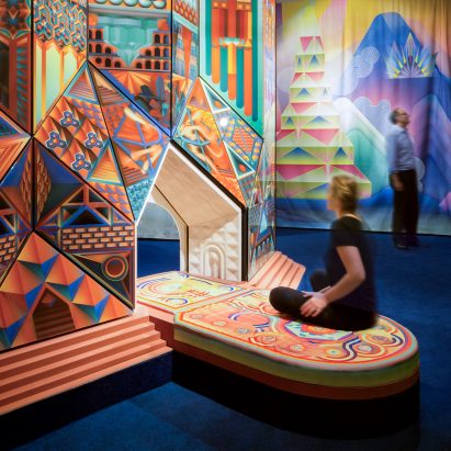 The Glass Chain installation by Space Popular