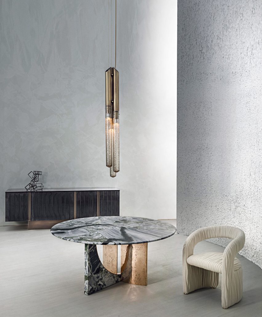 Spinnaker table collection by Luca Erba for Cornelio Cappellini