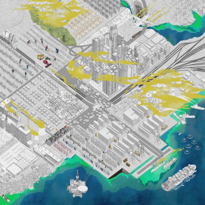 A city map by Feral Atlas