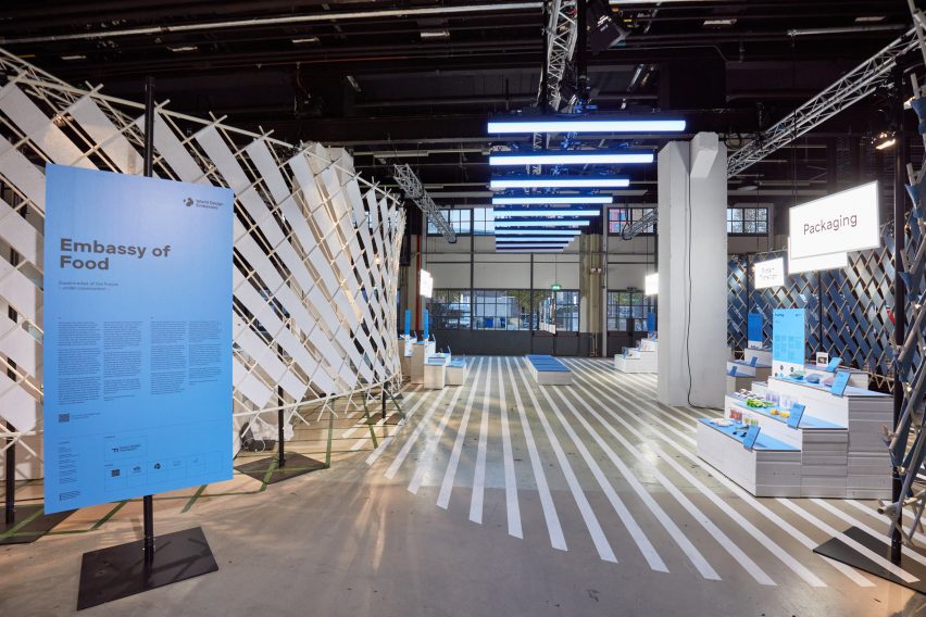 Entrance to Supermarket of the Future exhibition at Dutch Design Week