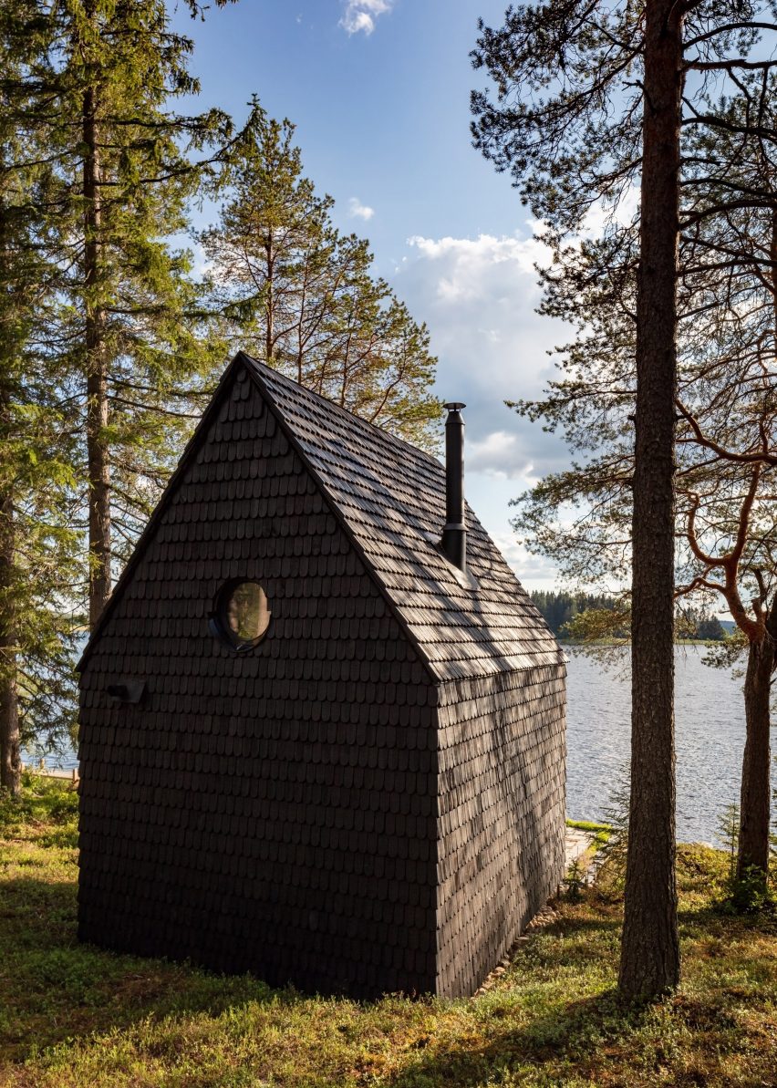 Lakeside cabin