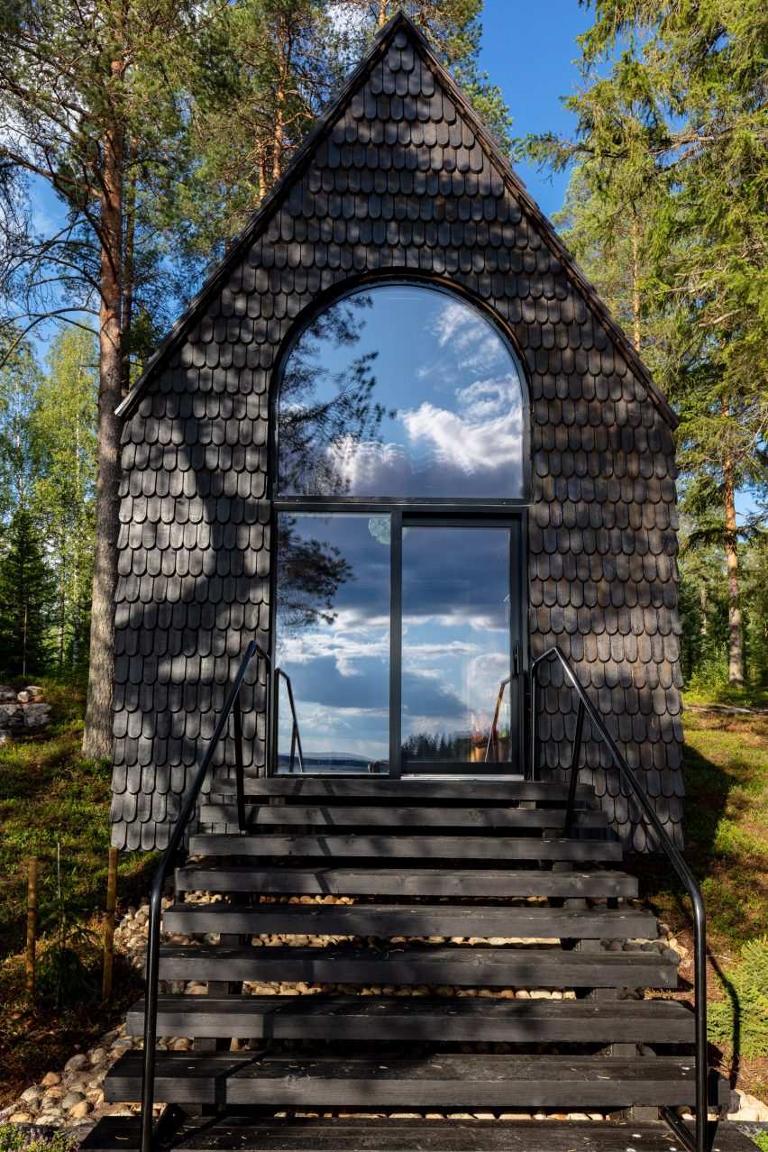 Black cabin