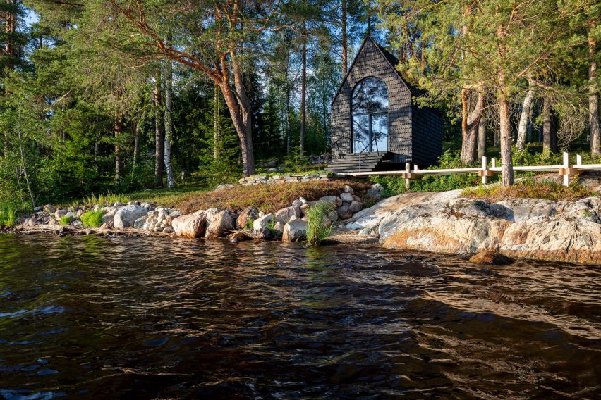 The exterior of The Filmmaker's Hut