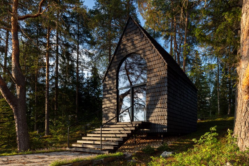 The exterior of The Filmmaker's Hut