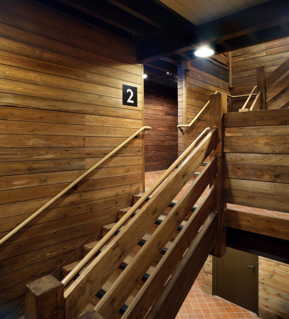 The Malthouse is a theatre that was designed by Tim Ronalds Architects