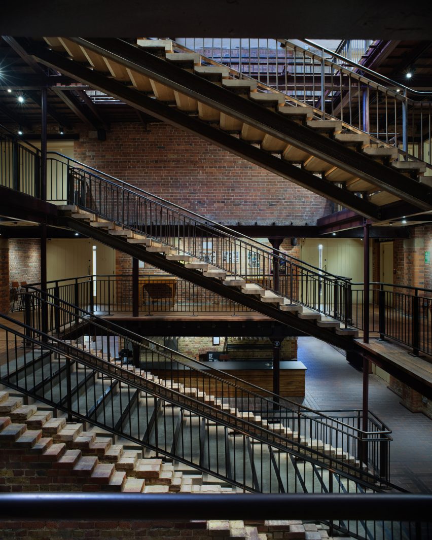 The Malthouse is a theatre that was designed by Tim Ronalds Architects