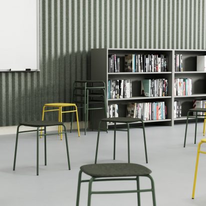 Twist stool by De Vorm