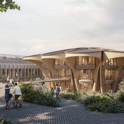 UCB campus centrepiece by Heatherwick Studio